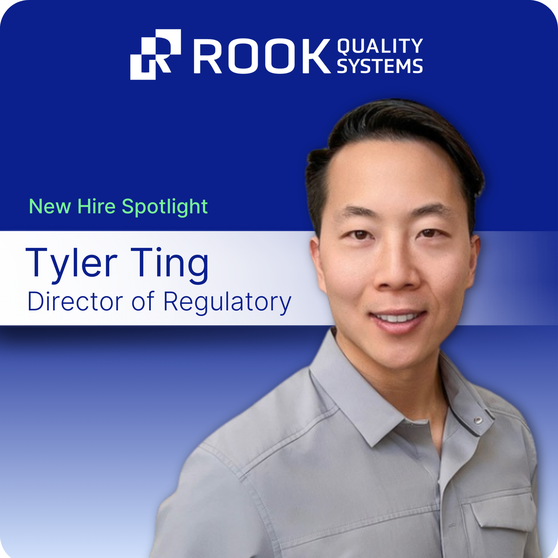 Rook Quality Systems Appoints Tyler to Lead Regulatory Strategy